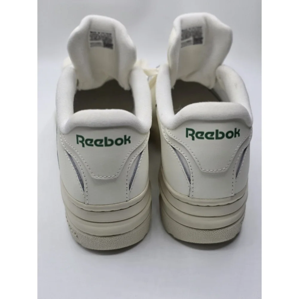 Reebok Club C Extra Platform Sneakers Womens 11 Chalk Green Leather Chunky Shoes